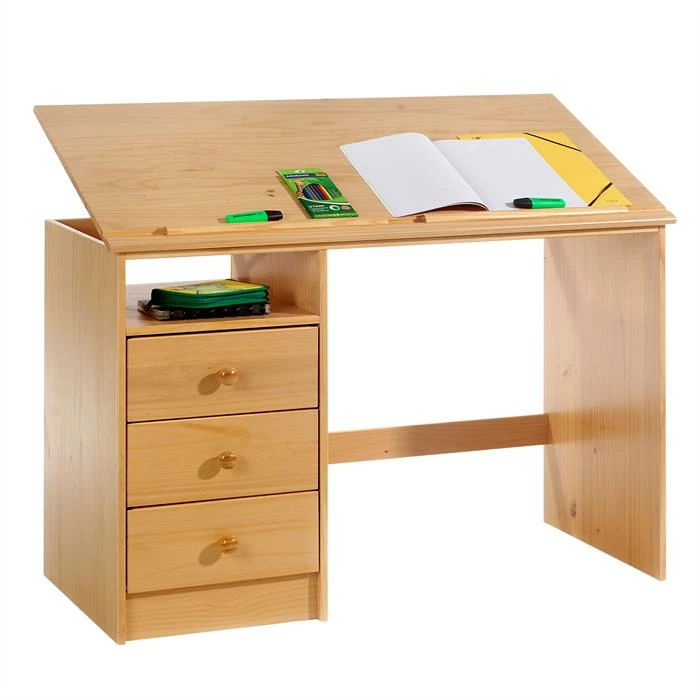 IDIMEX Kinderschreibtisch KEVIN Buchefarben 3 IDIMEX Kinderschreibtisch KEVIN Buchefarben