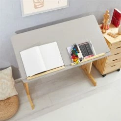 IDIMEX Kinderschreibtisch OLIVIA Aus Kiefer Mit Schubladen In Natur/grau -Betten & Zubehör Verkäufe 7267 AC4