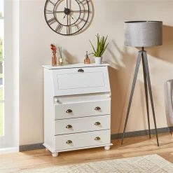 IDIMEX Sekretär GOMES Mit 3 Schubladen Und 2 Fächer Aus Kiefer Weiß 10 IDIMEX Sekretär GOMES Mit 3 Schubladen Und 2 Fächer Aus Kiefer Weiß -Betten & Zubehör Verkäufe 7270 AC2