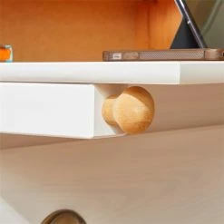 IDIMEX Sekretär GOMES Mit 3 Schubladen Und 2 Fächer Aus Kiefer Weiß/braun -Betten & Zubehör Verkäufe 7274 AC9