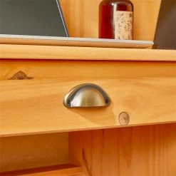 IDIMEX Sekretär TOM Mit 2 Schubladen, Rollladen Und 1 Tür Aus Massiver Kiefer Gebeizt -Betten & Zubehör Verkäufe 7276 AC8