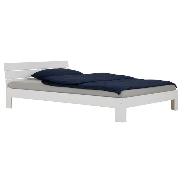 IDIMEX Massivholzbett THOMAS 140x200 Cm, In Weiß 4 IDIMEX Massivholzbett THOMAS 140x200 Cm, In Weiß – Bild 2