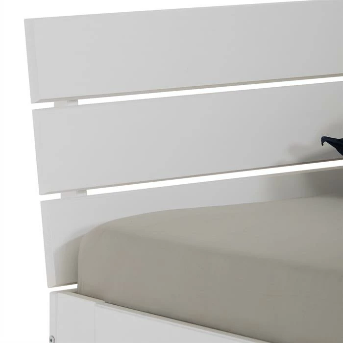 IDIMEX Massivholzbett THOMAS 140x200 Cm, In Weiß 5 IDIMEX Massivholzbett THOMAS 140x200 Cm, In Weiß – Bild 3