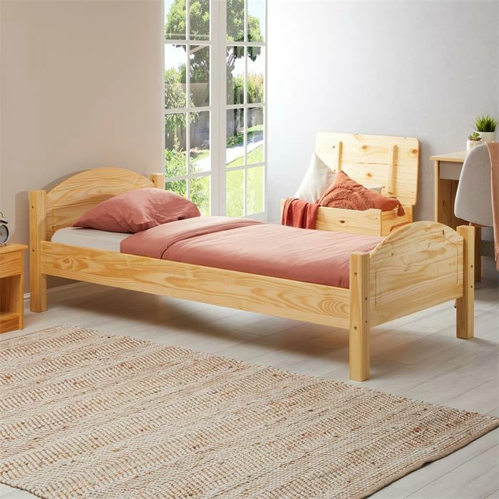 IDIMEX Massivholzbett FLIMS In Natur 90 X 190 Cm 6 IDIMEX Massivholzbett FLIMS In Natur 90 X 190 Cm – Bild 4