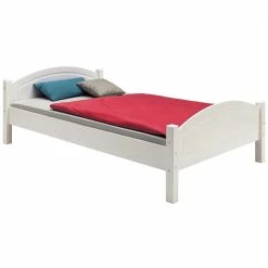 IDIMEX Massivholzbett FLIMS In Weiß 100 X 200 Cm