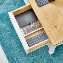 IDIMEX Couchtisch TEQUILA, Kiefer Massiv Weiß/braun, Mit 2 Schubladen, Mexiko -Betten & Zubehör Verkäufe 80887 AC4