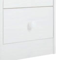 IDIMEX Nachttisch RONDO Aus Kiefer Mit 2 Schubladen, In Weiß -Betten & Zubehör Verkäufe 8101 5