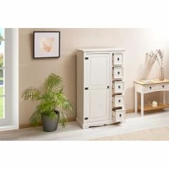 IDIMEX Brotschrank TEQUILA, Massive Kiefer Weiß, Mexiko -Betten & Zubehör Verkäufe 81409 A2