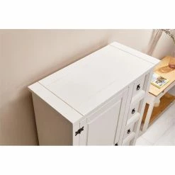 IDIMEX Brotschrank TEQUILA, Massive Kiefer Weiß, Mexiko -Betten & Zubehör Verkäufe 81409 A3