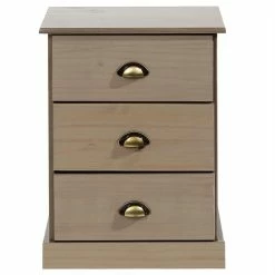 IDIMEX Nachttisch PARIS Mit 3 Schubladen, In Taupe -Betten & Zubehör Verkäufe 84141 1