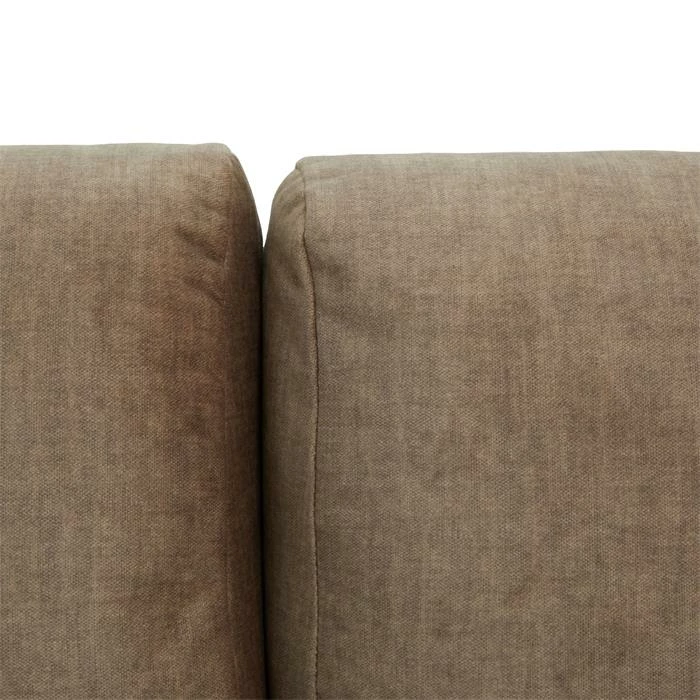 CARO-Möbel Sofa MAGNA Dreisitzer, Samt In Mocca 6 CARO-Möbel Sofa MAGNA Dreisitzer, Samt In Mocca – Bild 4