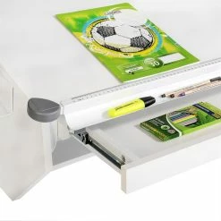 CARO-Möbel Kinderschreibtisch PHILIPP Neigbar Und Höhenverstellbar, Weiß -Betten & Zubehör Verkäufe 93687 4