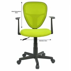 CARO-Möbel Kinderdrehstuhl STUDIO In Grün Mit Armlehnen -Betten & Zubehör Verkäufe 93960 4