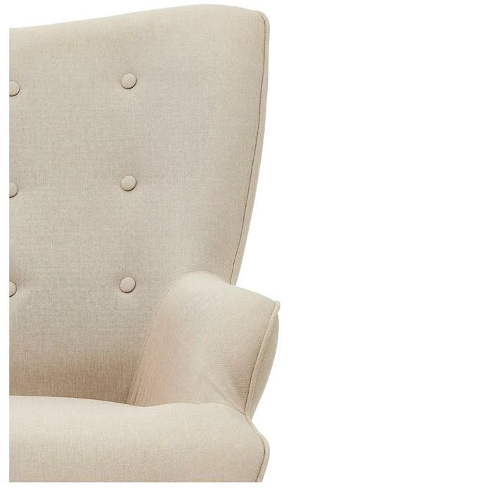 CARO-Möbel Polstersessel AMSTERDAM Stoffbezug In Beige 4 CARO-Möbel Polstersessel AMSTERDAM Stoffbezug In Beige – Bild 2