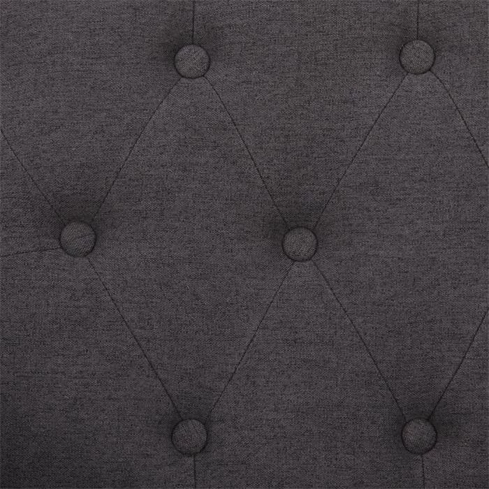 CARO-Möbel Polstersessel ARJANA Stoffbezug In Dunkelgrau 6 CARO-Möbel Polstersessel ARJANA Stoffbezug In Dunkelgrau – Bild 4