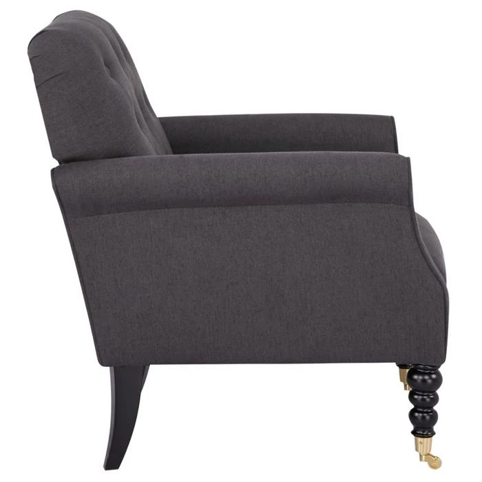 CARO-Möbel Polstersessel ARJANA Stoffbezug In Dunkelgrau 8 CARO-Möbel Polstersessel ARJANA Stoffbezug In Dunkelgrau – Bild 6