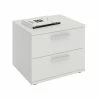 CARO-Möbel Nachttisch MAXIMA In Weiß Mit 2 Schubladen 1 CARO-Möbel Nachttisch MAXIMA In Weiß Mit 2 Schubladen -Betten & Zubehör Verkäufe 94138 0