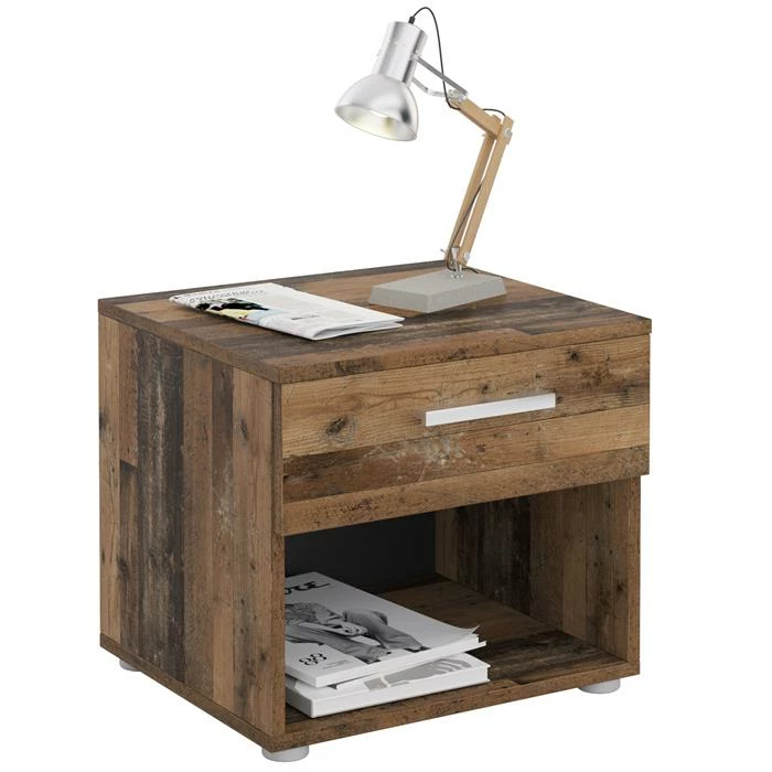 CARO-Möbel Nachttisch MARY Old Style Mit Schublade 3 CARO-Möbel Nachttisch MARY Old Style Mit Schublade