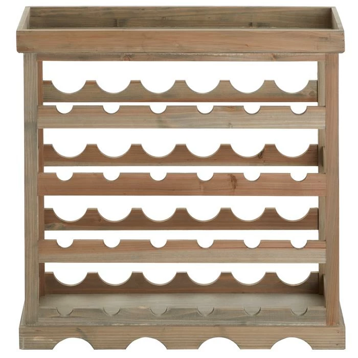 CARO-Möbel Weinregal VINO Für 24 Flaschen, Naturfarben 5 CARO-Möbel Weinregal VINO Für 24 Flaschen, Naturfarben – Bild 3