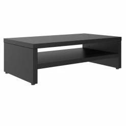 CARO-Möbel Monitorständer SUBIDA In Schwarz Mit Ablagefach 7 CARO-Möbel Monitorständer SUBIDA In Schwarz Mit Ablagefach -Betten & Zubehör Verkäufe 94615 2