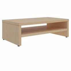 CARO-Möbel Monitorständer SUBIDA In Buchefarben Mit Ablagefach -Betten & Zubehör Verkäufe 94619 2