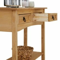 CARO-Möbel Konsolentisch SALSA Kiefer Massiv Mit 2 Schubladen -Betten & Zubehör Verkäufe 94681 3