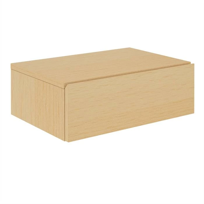 CARO-Möbel Hängende Nachtkommode ANNE 1 Schublade, Buchefarben 4 CARO-Möbel Hängende Nachtkommode ANNE 1 Schublade, Buchefarben – Bild 2