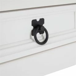 CARO-Möbel Konsolentisch CAMPO Kiefer Massiv Mit 1 Schublade, Weiß/braun -Betten & Zubehör Verkäufe 94872 8