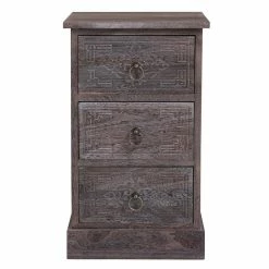 CARO-Möbel Nachttisch ENZO Mit 3 Schubladen -Betten & Zubehör Verkäufe 94893 1