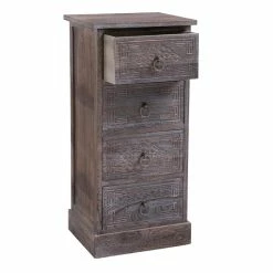 CARO-Möbel Kommode ENZO Mit 4 Schubladen 8 CARO-Möbel Kommode ENZO Mit 4 Schubladen -Betten & Zubehör Verkäufe 94894 2