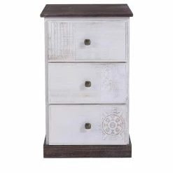 CARO-Möbel Nachttisch JUNA Mit 3 Schubladen -Betten & Zubehör Verkäufe 94913 1