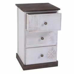 CARO-Möbel Nachttisch JUNA Mit 3 Schubladen -Betten & Zubehör Verkäufe 94913 2