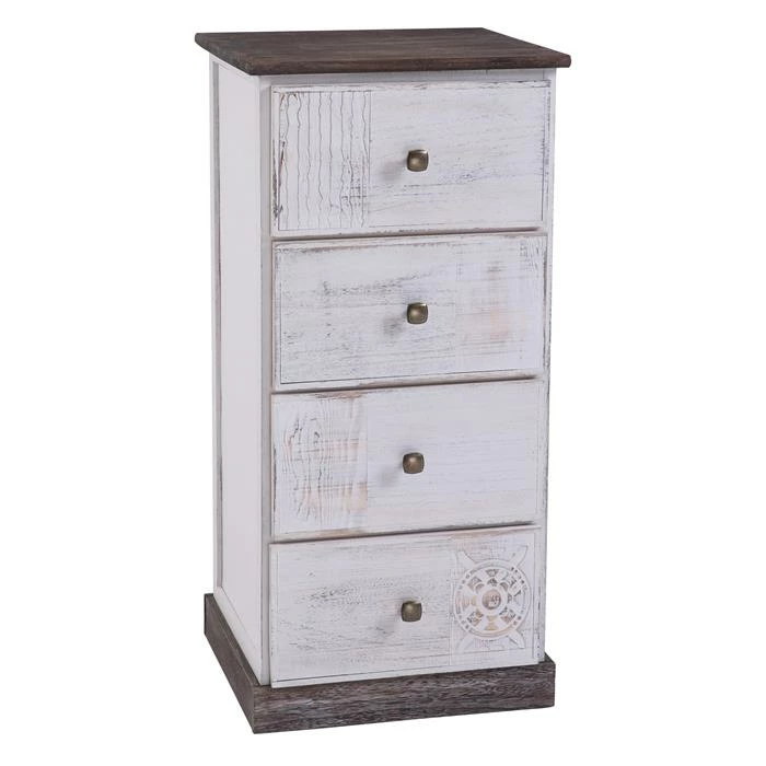 CARO-Möbel Kommode JUNA Mit 4 Schubladen 3 CARO-Möbel Kommode JUNA Mit 4 Schubladen