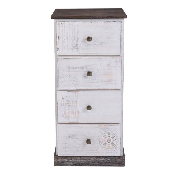 CARO-Möbel Kommode JUNA Mit 4 Schubladen 4 CARO-Möbel Kommode JUNA Mit 4 Schubladen – Bild 2