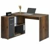 CARO-Möbel Eckschreibtisch LENA Mit Regal In Old Style/Beton Dunkel -Betten & Zubehör Verkäufe 95056 0 N