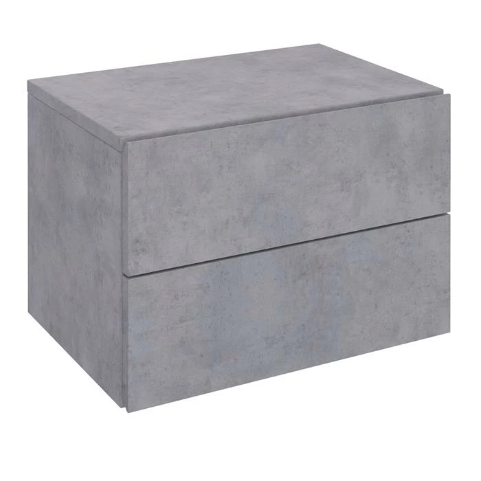 CARO-Möbel Wandregal Nachtschrank ANNI Mit 2 Schubladen In Betonoptik 4 CARO-Möbel Wandregal Nachtschrank ANNI Mit 2 Schubladen In Betonoptik – Bild 2