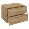 CARO-Möbel Wandregal Nachtschrank ANNI Mit 2 Schubladen In Wildeiche 1 CARO-Möbel Wandregal Nachtschrank ANNI Mit 2 Schubladen In Wildeiche -Betten & Zubehör Verkäufe 95072 0