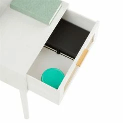 CARO-Möbel Nachttisch KIRAN Mit 1 Schublade, Holz In Weiß -Betten & Zubehör Verkäufe 95328 4