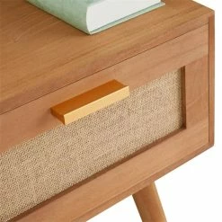 CARO-Möbel Nachttisch KIRAN Mit 1 Schublade, Holz In Braun -Betten & Zubehör Verkäufe 95331 5