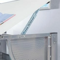 CARO-Möbel Kinderschreibtisch SARI, Neigbar Und Höhenverstellbar In Weiß/alu -Betten & Zubehör Verkäufe 95561 AC7