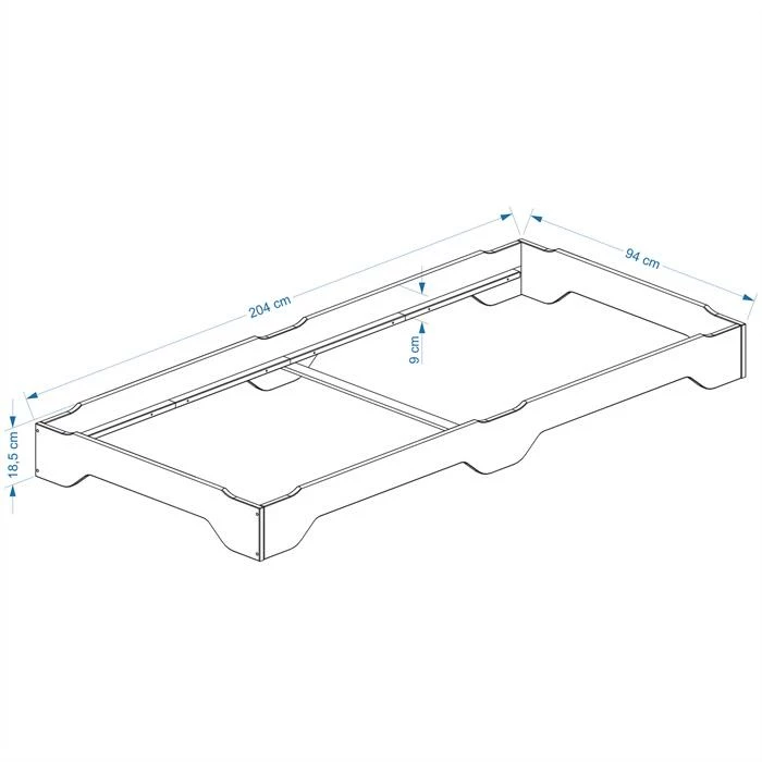 IDIMEX Stapelbett RONNY 90x200 Cm Aus Kiefer, Natur 4 IDIMEX Stapelbett RONNY 90x200 Cm Aus Kiefer, Natur – Bild 2